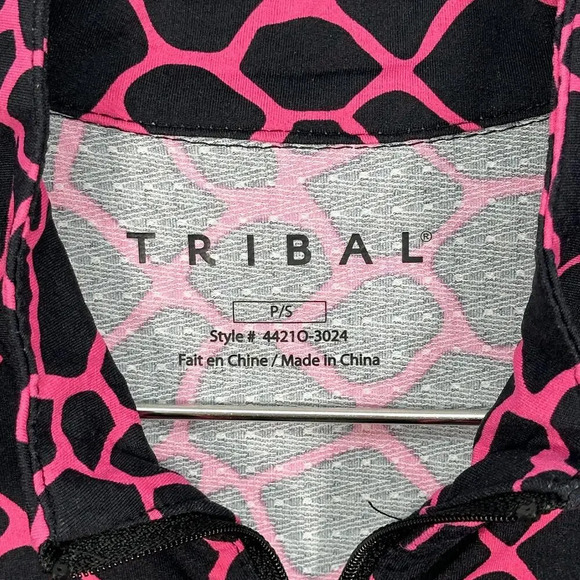TRIBAL Pink Giraffe Sleevless Golf Dress Small - Picture 3 of 5